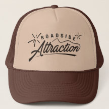 Roadside Attraktion Logotyp Trucker's Hat (Brown)