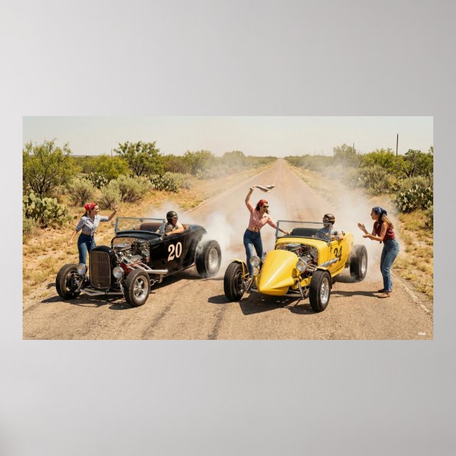 Roadside Dreams of the 60s and 70s Poster (Framsidan)