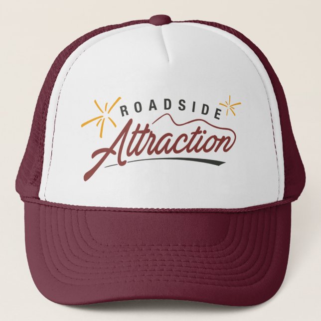 RoadsideAttraction Trucker's Hat (Maroon) Keps (Framsida)