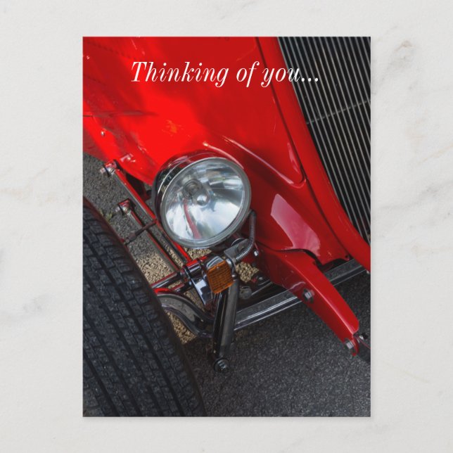 Roadster 1930 vykort (Framsida)