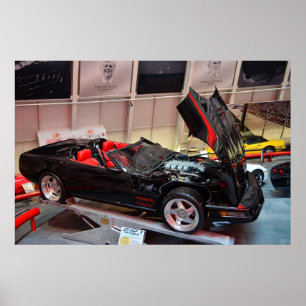 Roadsterbegrepp för ASC C4 Corvette ZR1 Poster