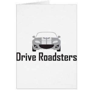 Roadsters för drev mx5 hälsningskort