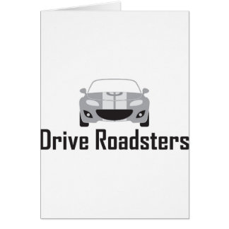Roadsters för drev mx5 hälsningskort
