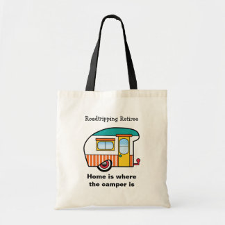 Roadtripping Retiree Cute Travel Camper Tygkasse