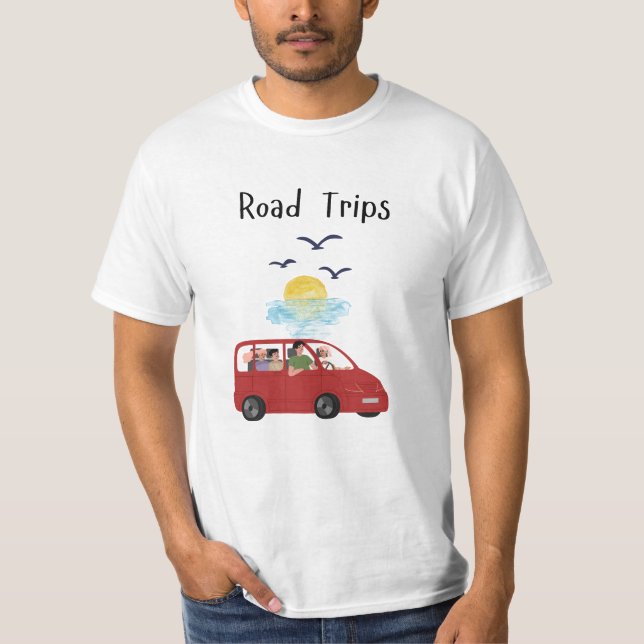 Roadtrips T Shirt (Framsida)