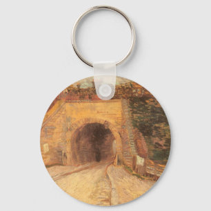 Roadway Underpass, Viaduct av Vincent van Gogh Nyckelring