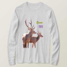 Roam Free Deers Långärmad Top T Shirt