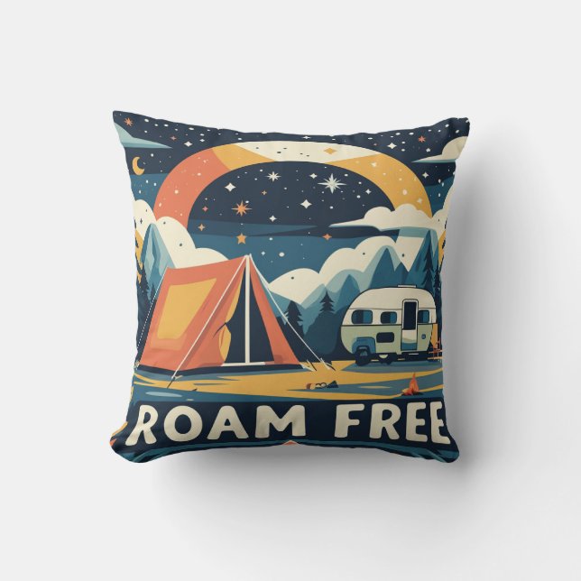 Roam Free Kudde (Framsida)