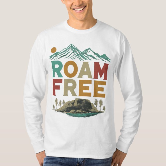 Roam Free T Shirt (Framsida)