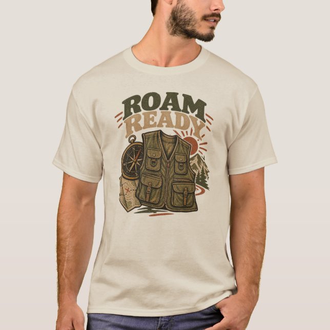 Roam Ready Utility Adventure T-shirt (Framsida)
