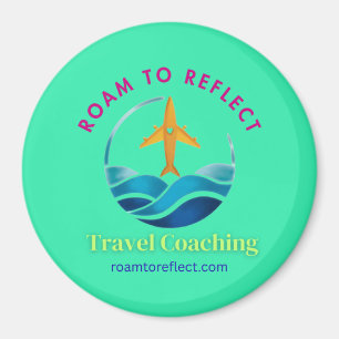 Roam to Reflect magnet turkos 2x2in