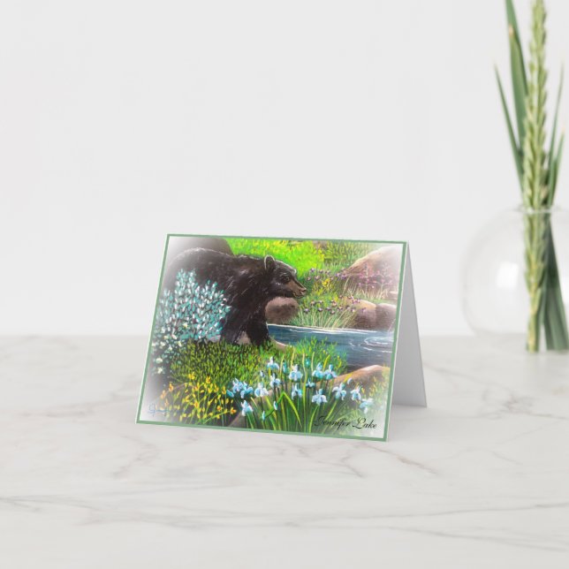 Roaming Bear Anteckningskort (Framsida)