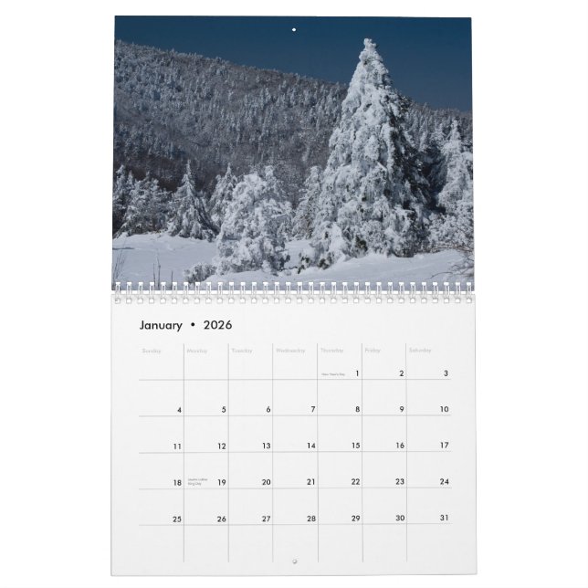 Roan kalender för berg 2013 (Jan 2026)