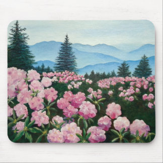 Roan Mt Rhododendron Fine Art Print Mouse Pad Musmatta