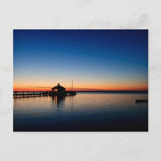 Roanoke Marshes Lighthouse Vykort (Framsida)