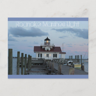 Roanoke Marshes Lighthouse Vykort