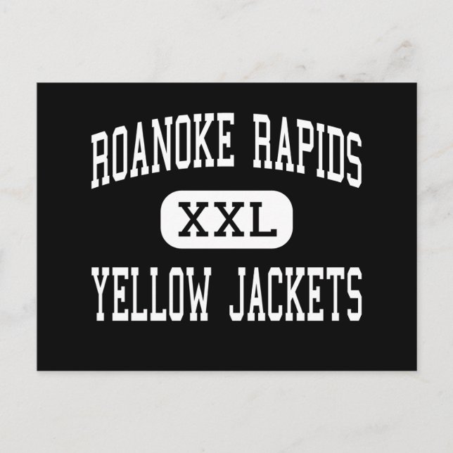 Roanoke Rapids - Gult Jacka - Roanoke Rapids Vykort (Framsida)