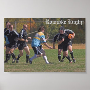 Roanoke Rugby - Ben appell Poster