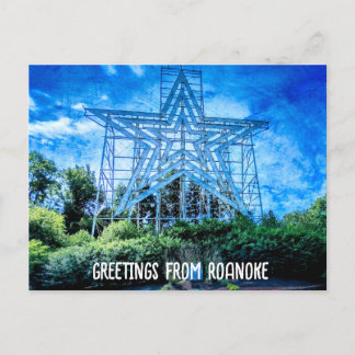 Roanoke Star-vykort Vykort