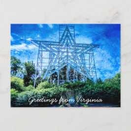 Roanoke Star-vykort Vykort