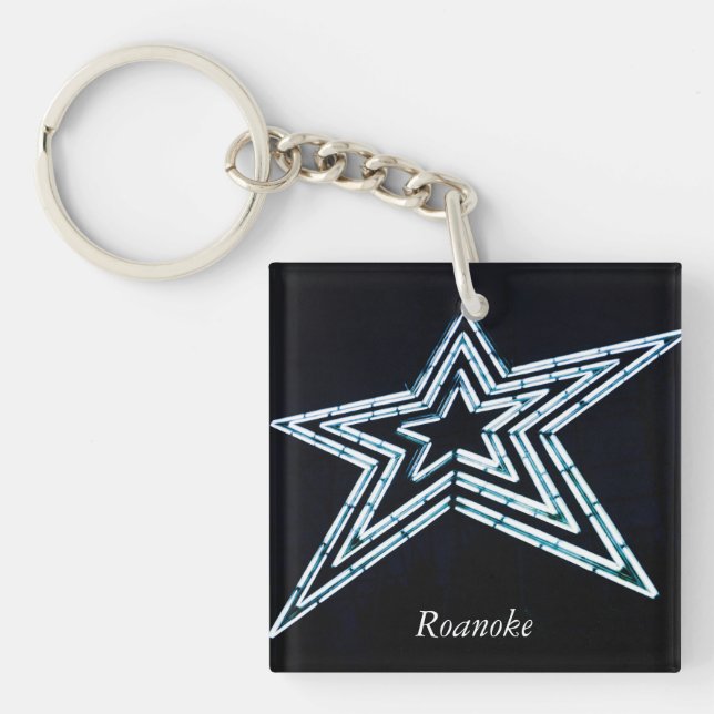 Roanoke stjärna Keychain (Framsidan)