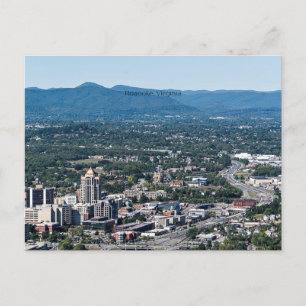 Roanoke, Virginia panoramic view Vykort