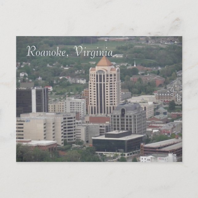 Roanoke, Virginia Postcard Vykort (Framsida)