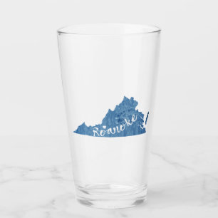 Roanoke Virginia Wood Grain Glaskopp