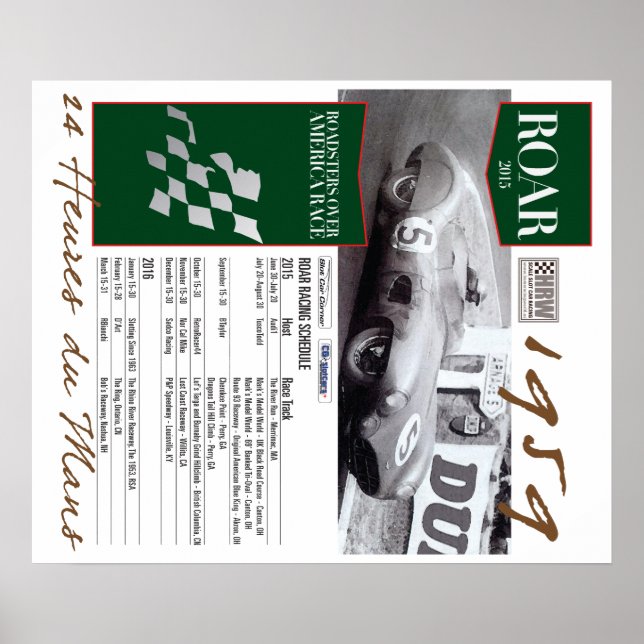 ROAR 2015 HRW-tävla för kortplatser poster (Framsidan)