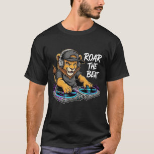 Roar Beat - Lejona hörlurar Music Vibes T Shirt