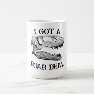 Roar Deal T-rex Dinosaur Mugg