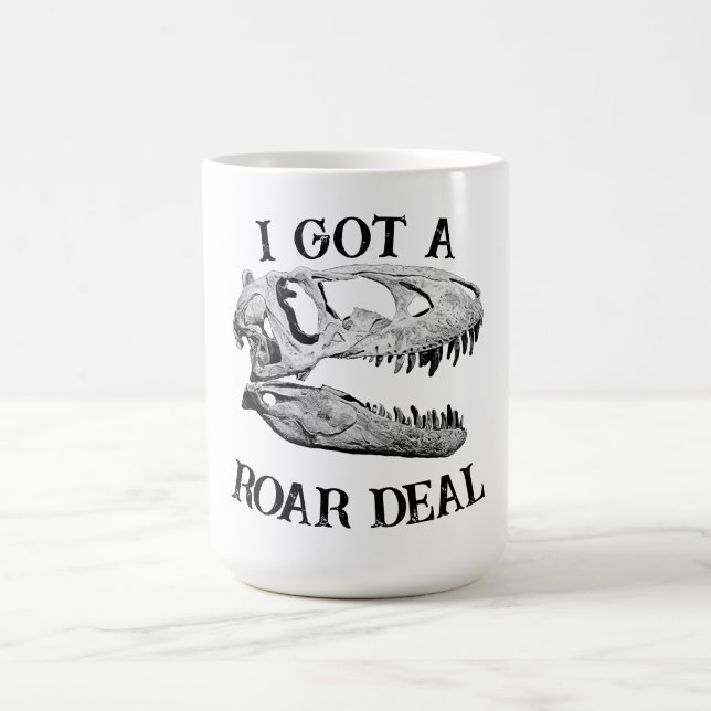 Roar Deal T-rex Dinosaur Mugg (Center)