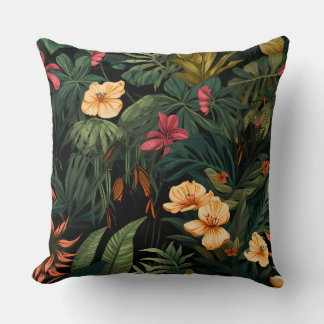 Roar & Explore Rainforest botanical Kudde