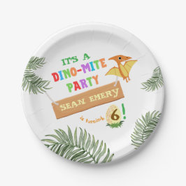 Roar Färg: Stunning Dinosaur Birthday-inbjudan