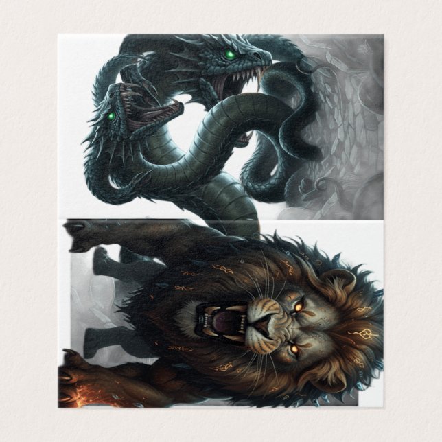 Roar & Flame – Mythical Beast Clash Kort (Utsida ovikt)