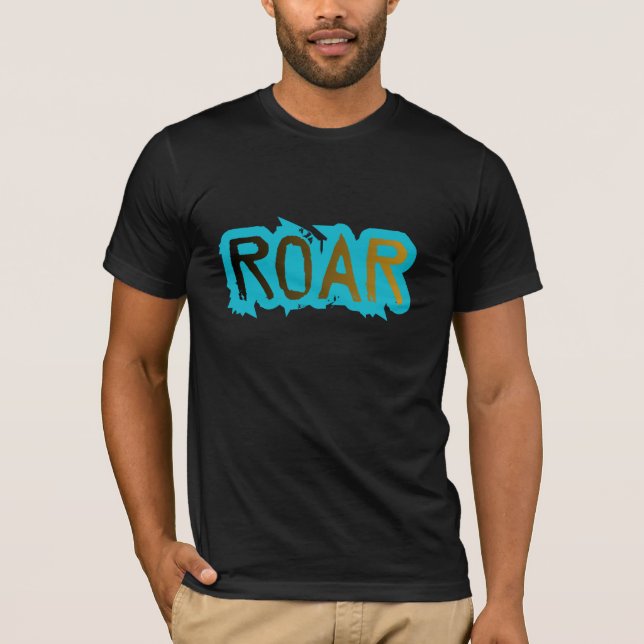 ROAR Herrens Kortärmad T-Shirt (Framsida)
