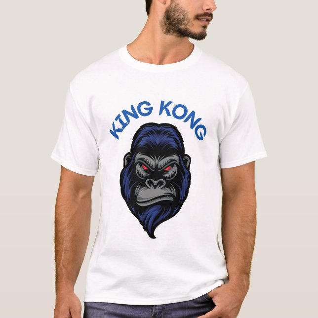 "Roar i Stil med Kung Kong T-Shirts | (Framsida)