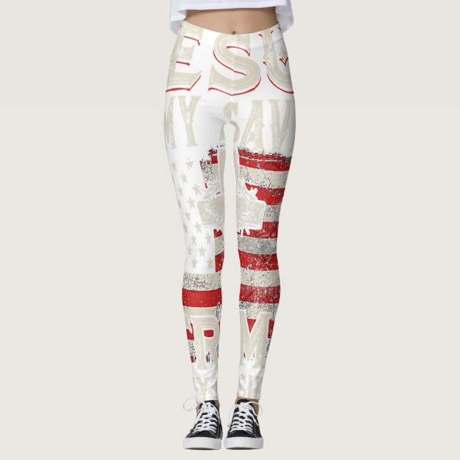 Roar in i familjens roligt med vår Mommysaurus T R Leggings (Framsida)