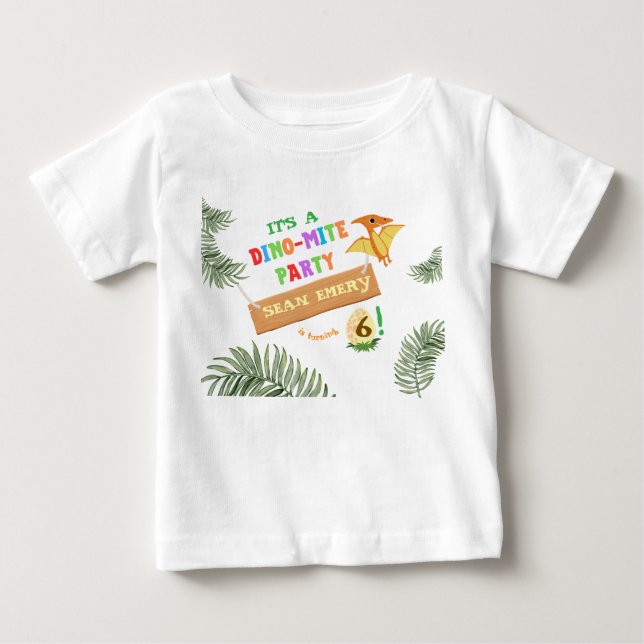 Roar in i Färg: Stunning Dinosaur T Shirt (Framsida)