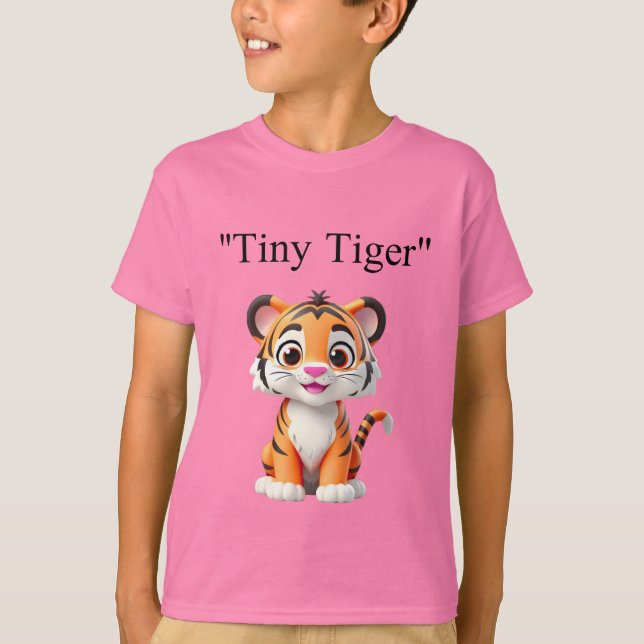 Roar Like a Brave Tiger – Motivational T-Shirt for (Framsida)