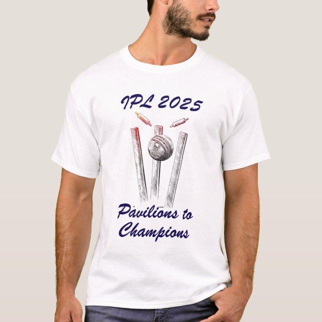 Roar Loud, Play Proud - IPL Kung 2025 T-Shirts (Framsida)