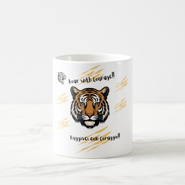 Roar med Courage Tiger Kaffemugg (Center)