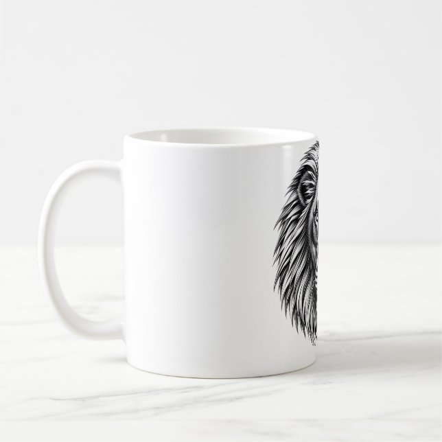 Roar med Pride Lejont T-Shirt Kaffemugg (Vänster)
