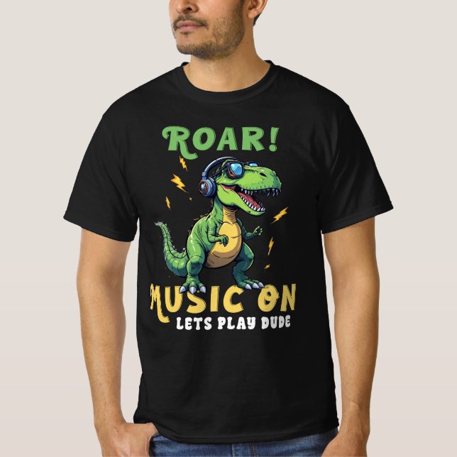 Roar Music på Lets Play-kompis T Shirt (Framsida)
