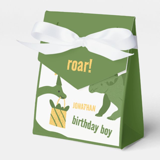 Roar Party Animals Birthday Presentaskar (Framsidan Sidan)
