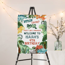 Roar Party som ett Dinosaur-välkomnande