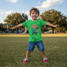 Roar Power T-Rex Dinosaur Kids T-Shirt,Fun Graphic T Shirt