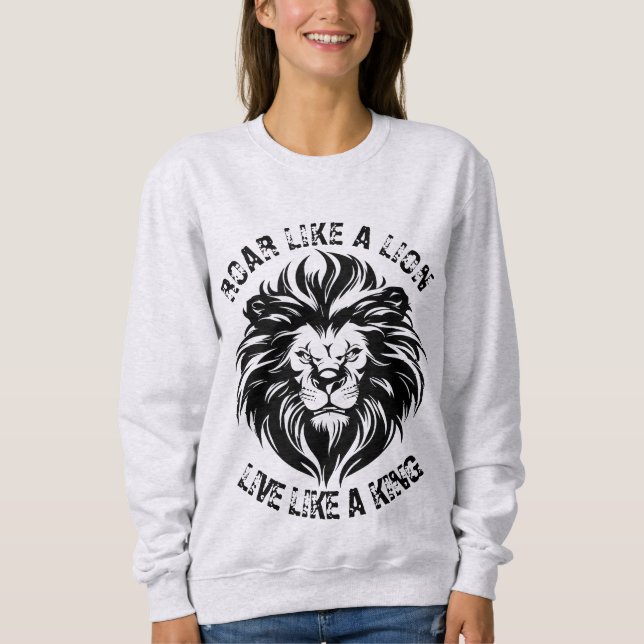 Roar som ett Lejont liv som Kung T Shirt (Framsida)