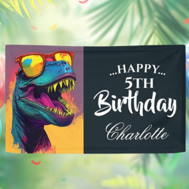 Roar-some Blue Dinosaur Birthday