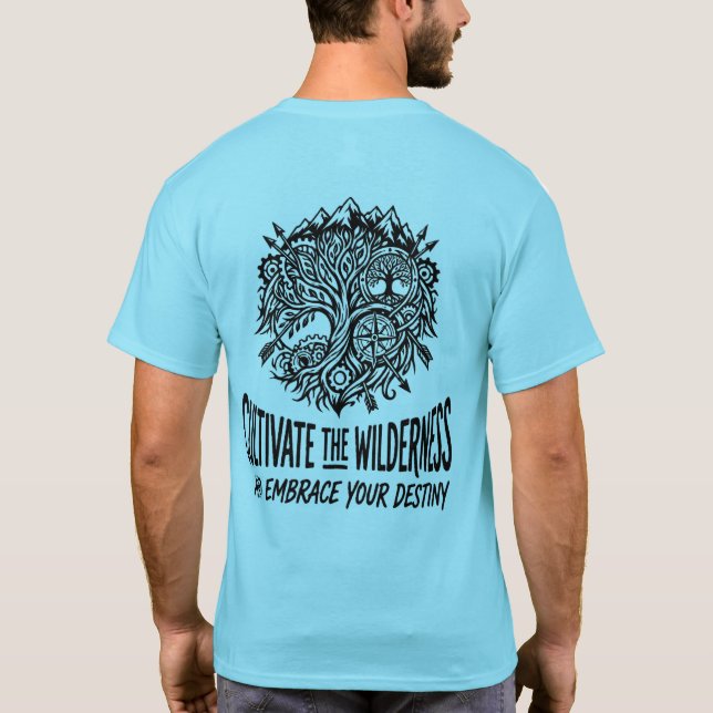 Roar Your Truth Lejon T-Shirt – Nature Compass (Baksida)